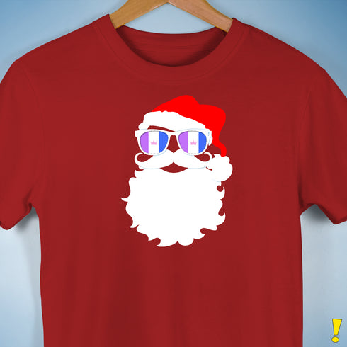 Santa’s Drag Pride Flag Shades Premium Unisex T-Shirt - Red